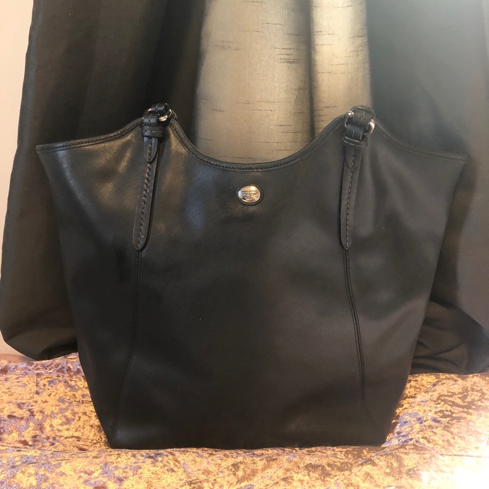 Black Coach shoulder bag!